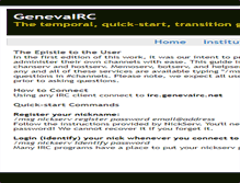 Tablet Screenshot of genevairc.net